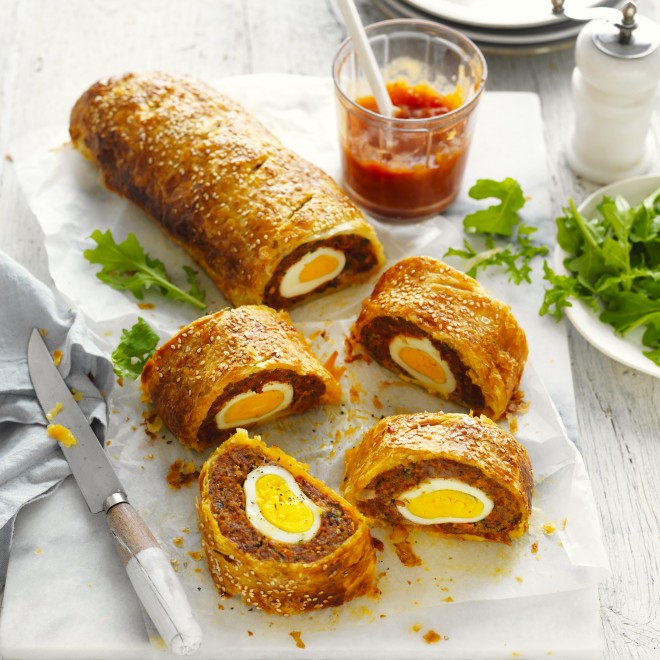 Chorizo and Egg Spicy Sausage Roll